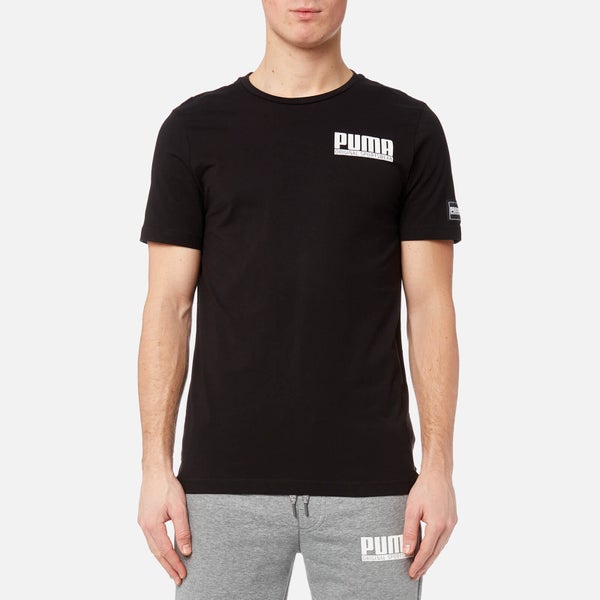 Puma Men's Style Athletic Short Sleeve T-Shirt - Cotton Black