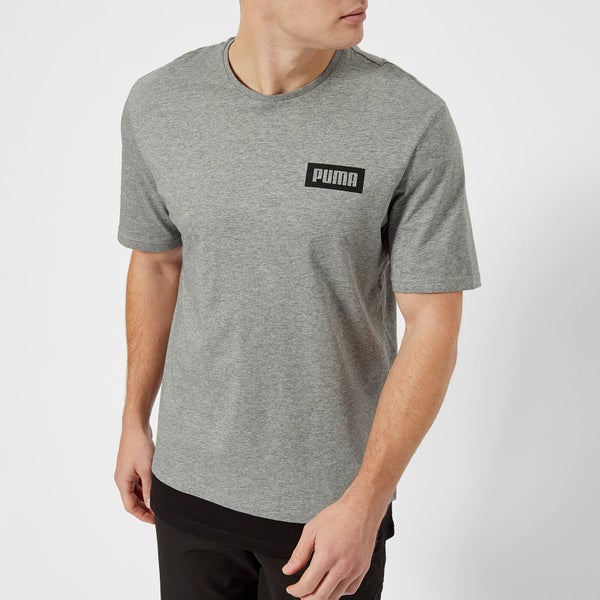 Puma Men's Rebel Short Sleeve T-Shirt - Grey Heather