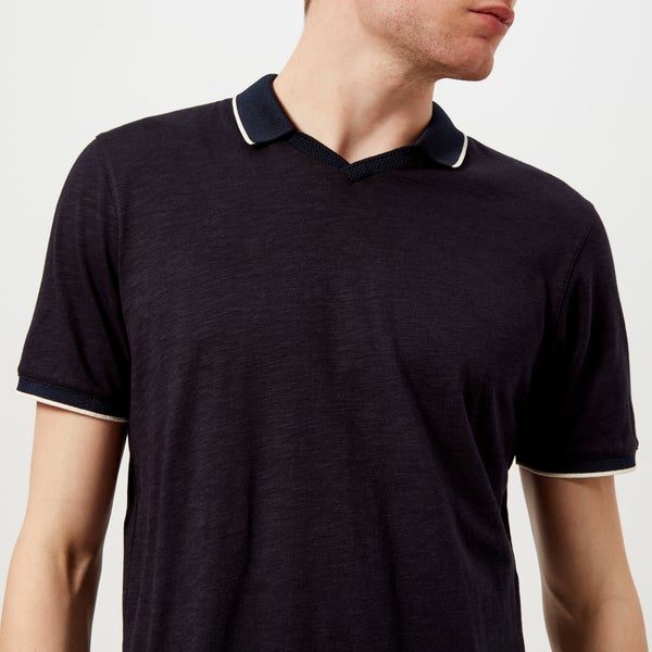 Ted Baker Men's Trophy Neck Polo Shirt - Navy