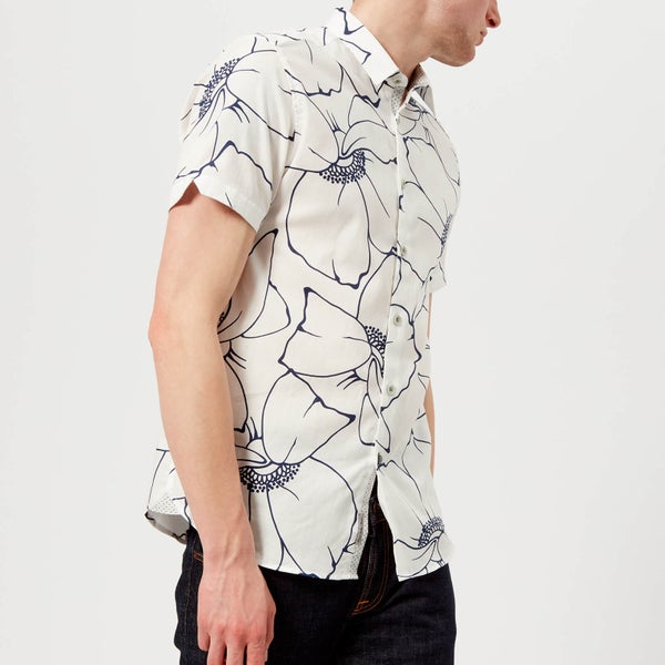 Ted Baker Men's Andle Linea Floral Shirt - White
