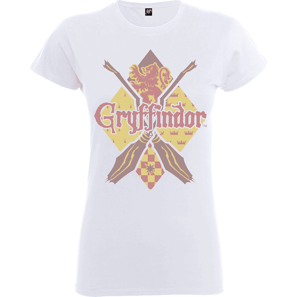 Harry Potter Gryffindor Dames T-shirt - Wit