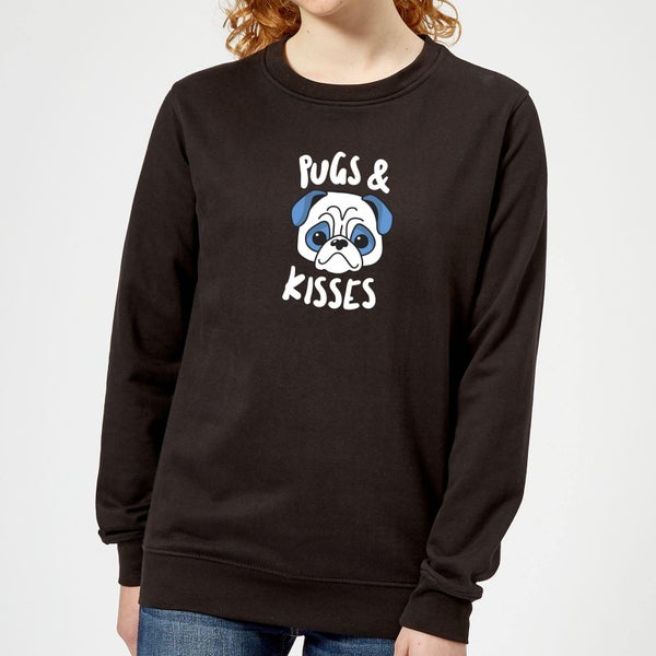 Pugs & Kisses Women's Sweatshirt - Black