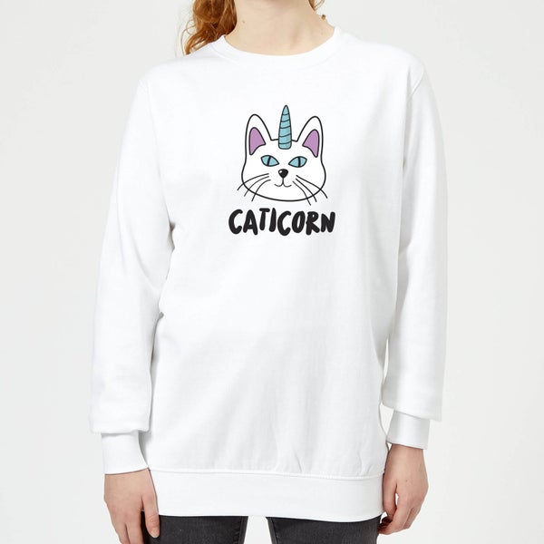 Caticorn Women's Sweatshirt - White