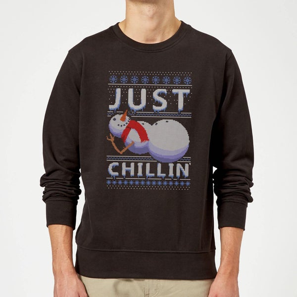 Just Chillin Sweatshirt - Schwarz