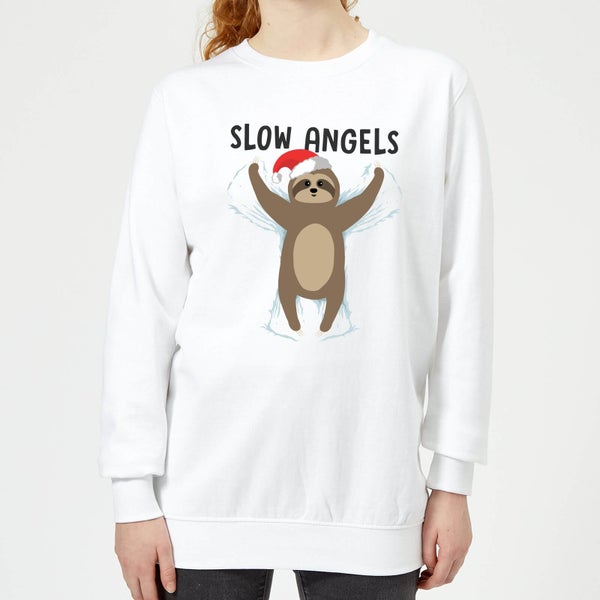 Slow Angels Women's Sweatshirt - White