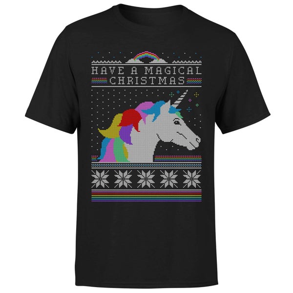 Have a magical Christmas T-Shirt - Zwart