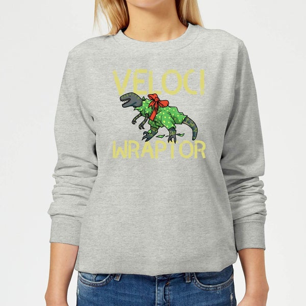 Veloci Wraptor Frauen Sweatshirt - Grau