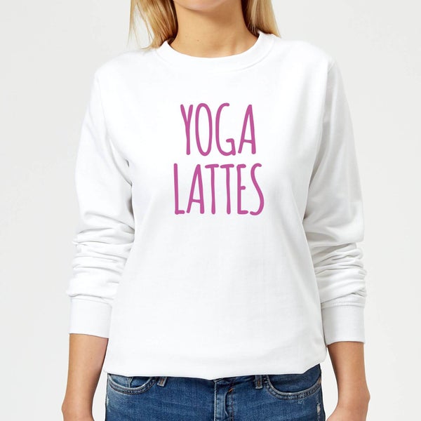 Yoga Lattes Women's Sweatshirt - White