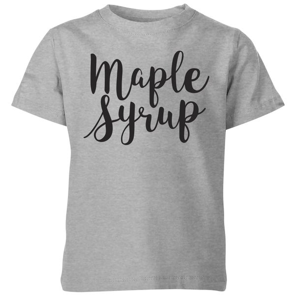 Maple Syrup Kids' T-Shirt - Grey