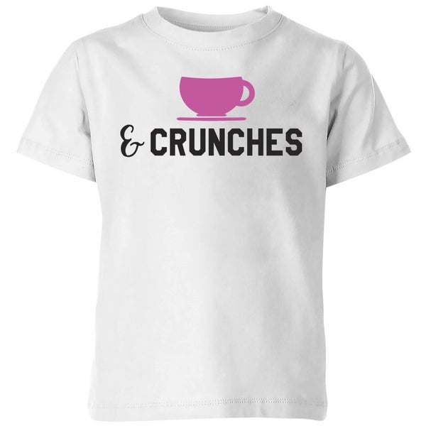 Coffee and Crunches Kids' T-Shirt - White