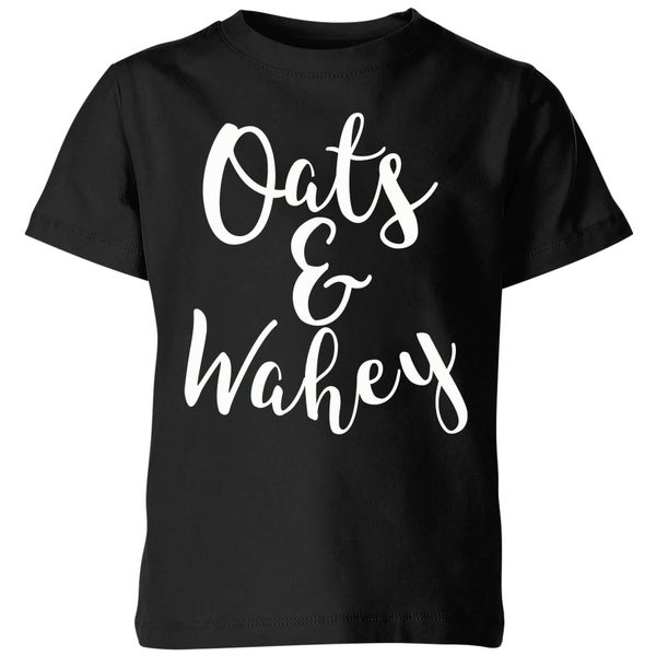 Oats and Wahey Kids' T-Shirt - Black