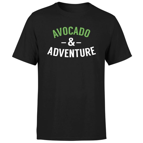 Avocado and Adventure T-Shirt - Black