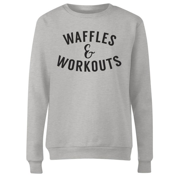 Waffles and Workouts Women's Sweatshirt - Grey