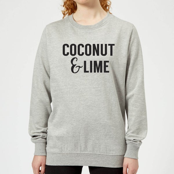 Coconut and Lime Women's Sweatshirt - Grey