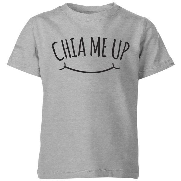 Chia Me Up Kids' T-Shirt - Grey