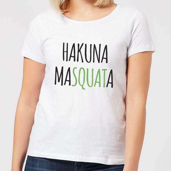 Hakuna MaSquata Women's T-Shirt - White