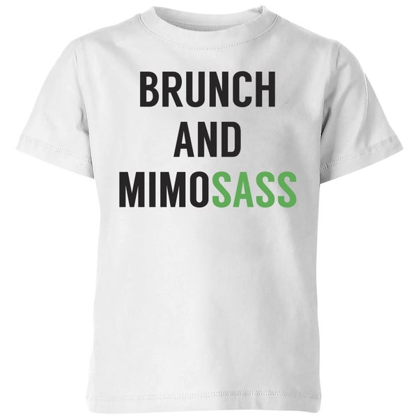 Brunch and Mimosass Kids' T-Shirt - White