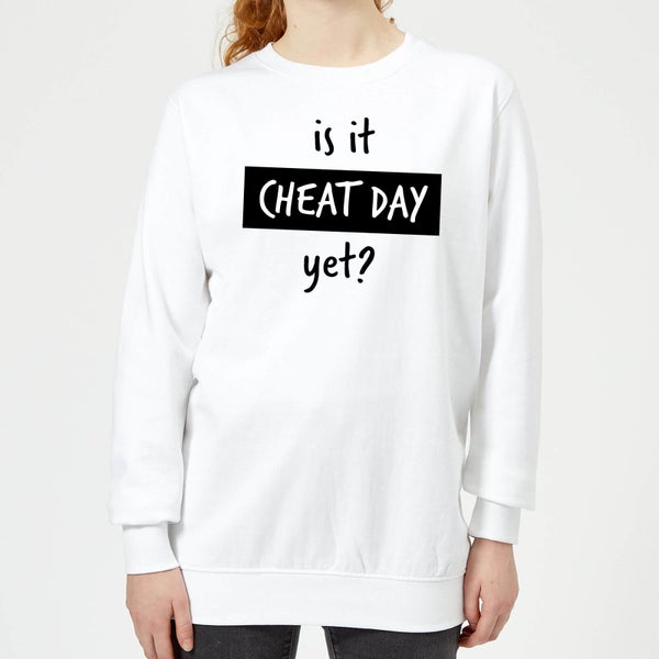 Is it Cheat Day Women's Sweatshirt - White