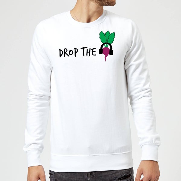Drop the Beet Sweatshirt - White