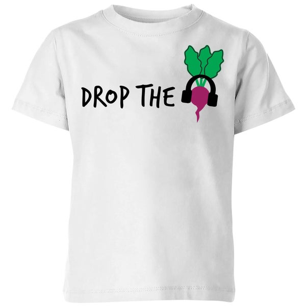 Drop the Beet Kids' T-Shirt - White