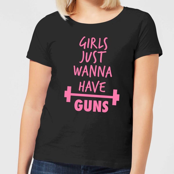 Girls Just Wanna have Guns Women's T-Shirt - Black