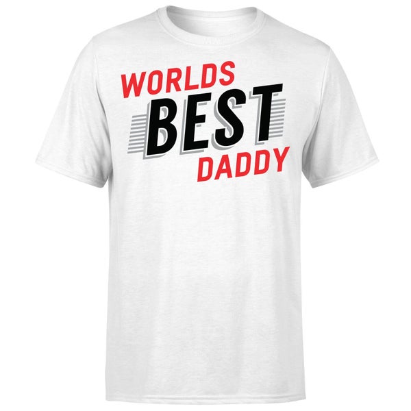 Worlds Best Daddy T-Shirt - White
