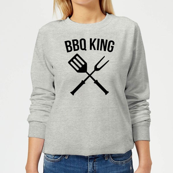 BBQ King Women's Sweatshirt - Grey