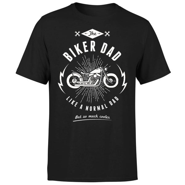 Biker Dad T-Shirt - Black