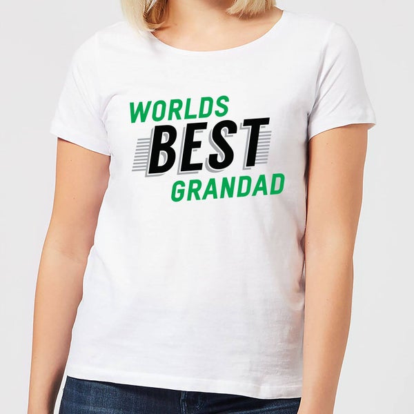 Worlds Best Grandad Women's T-Shirt - White