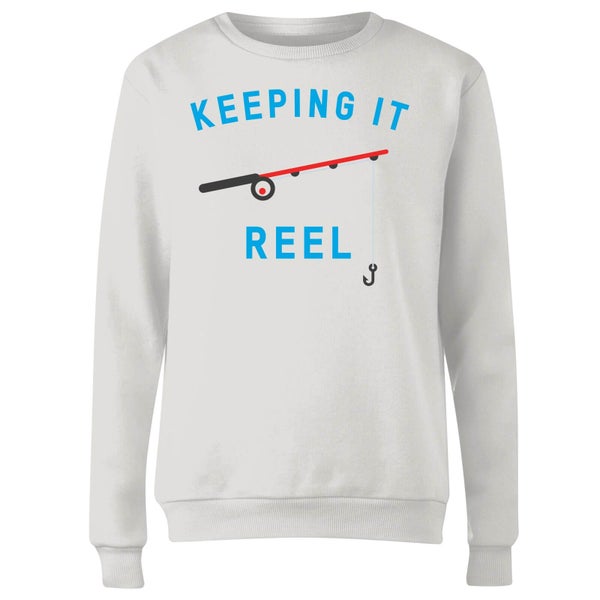 Keeping it Reel Women's Sweatshirt - White