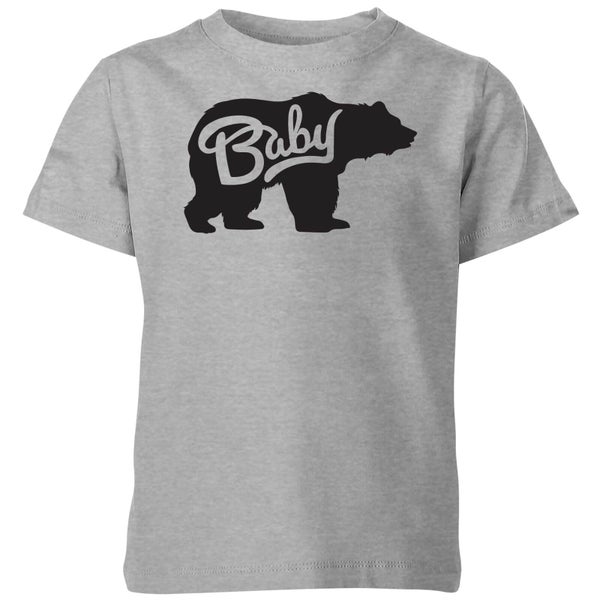 My Little Rascal Baby Bear Kids' T-Shirt - Grey