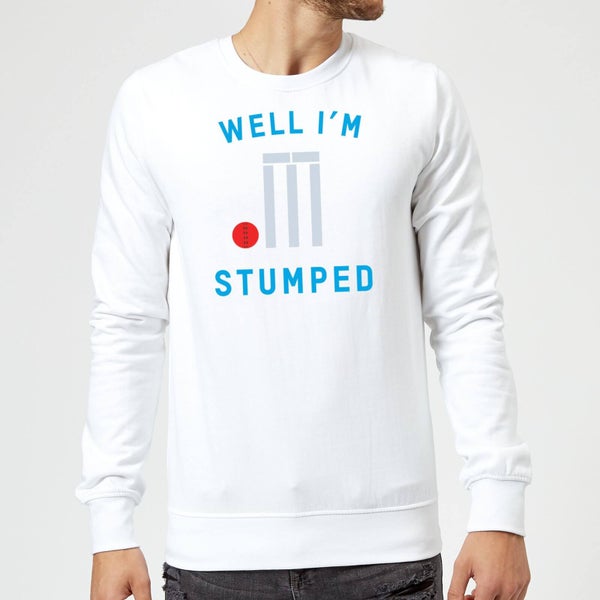 Well Im Stumped Sweatshirt - White