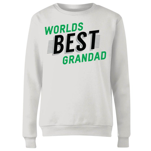 Worlds Best Grandad Women's Sweatshirt - White