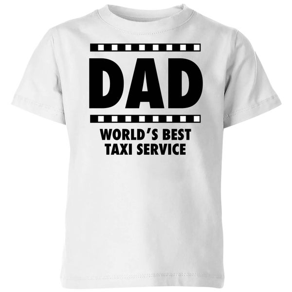 Dad Taxi Service Kids' T-Shirt - White