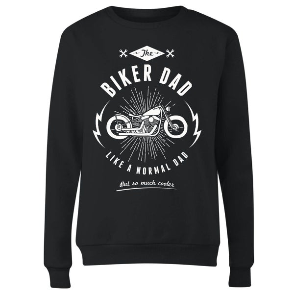 Biker Dad Women's Sweatshirt - Black