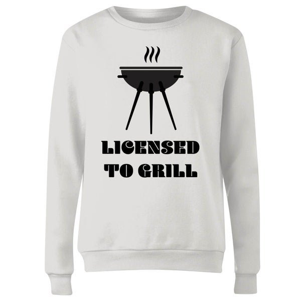 Licensed to Grill Women's Sweatshirt - White
