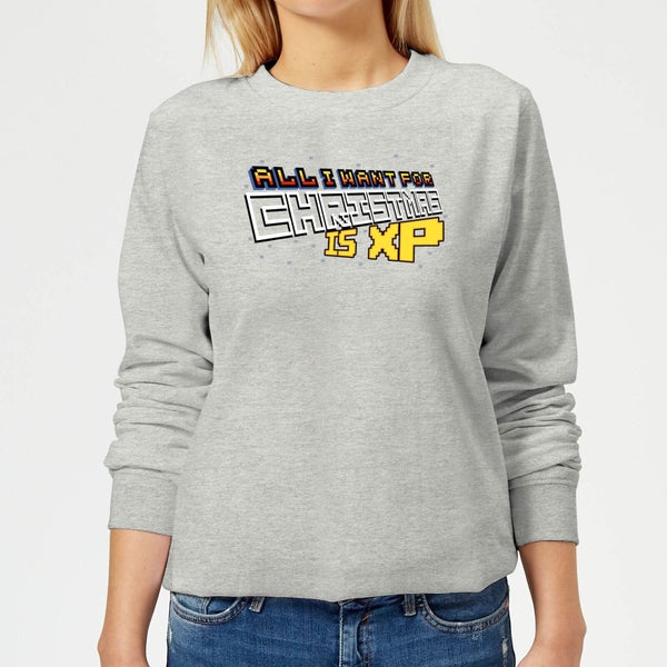 All I Want For Xmas Is XP Frauen Sweatshirt - Grau