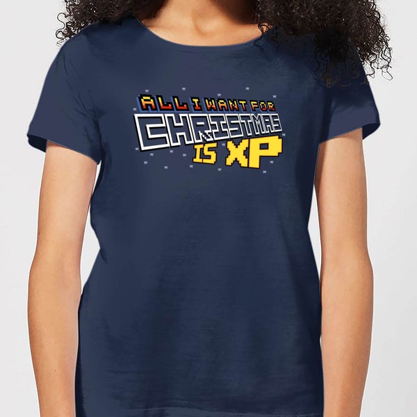 All I Want For Xmas Is XP Women's T-Shirt - Navy