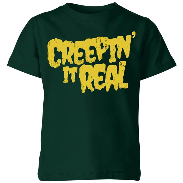 Creepin it Real Kids' T-Shirt - Forest Green