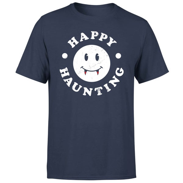 Happy Haunting T-Shirt - Navy