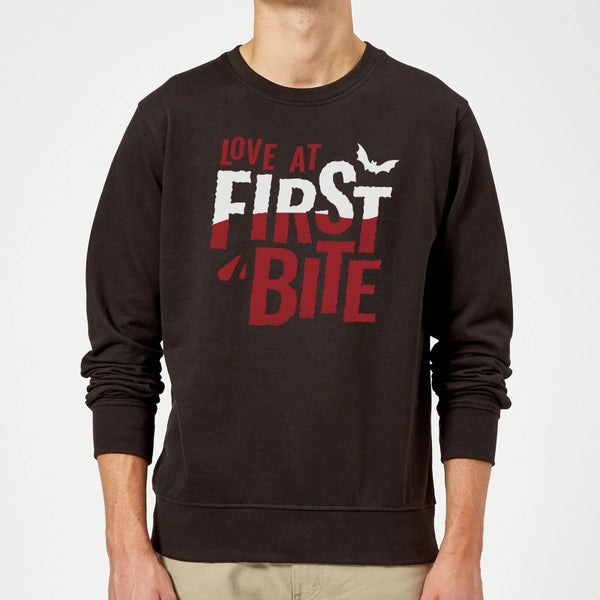 Love at First Bite Sweatshirt - Black