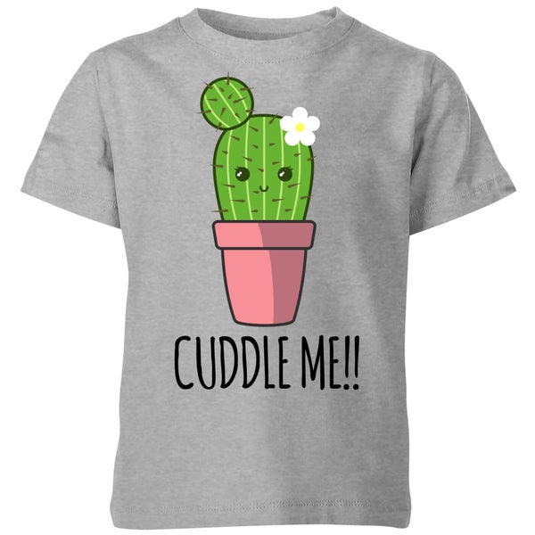 My Little Rascal Cuddle Me Cactus Kids' T-Shirt - Grey