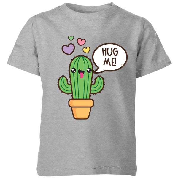 My Little Rascal Hug Me Cactus Kids' T-Shirt - Grey