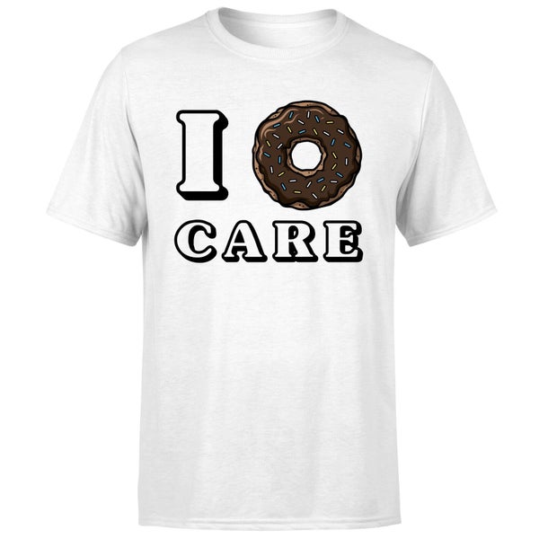 I Donut Care T-Shirt - White