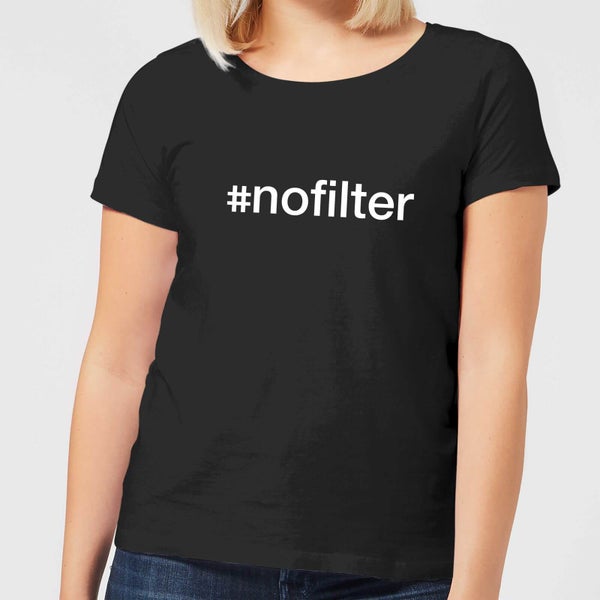 Camiseta para mujer de nofilter - Negro