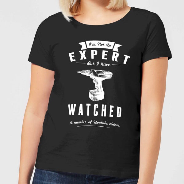 Camiseta Im not an Expert para mujer - Negro