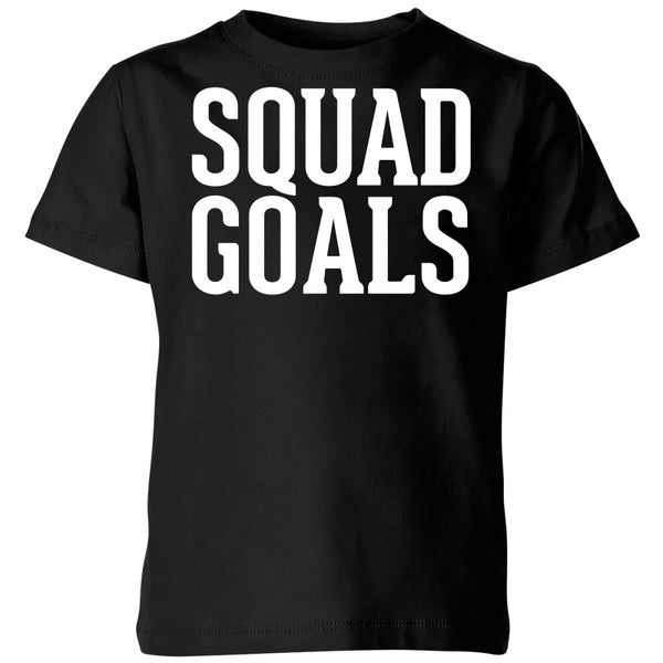 Squad Goals Kids' T-Shirt - Black