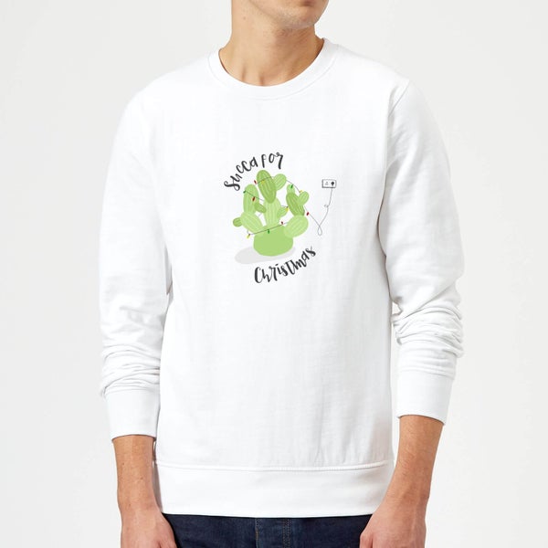 Succa For Christmas Sweater - White