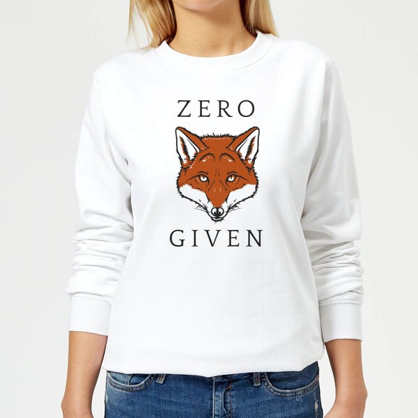 Zero Fox Given Women's Sweatshirt - White