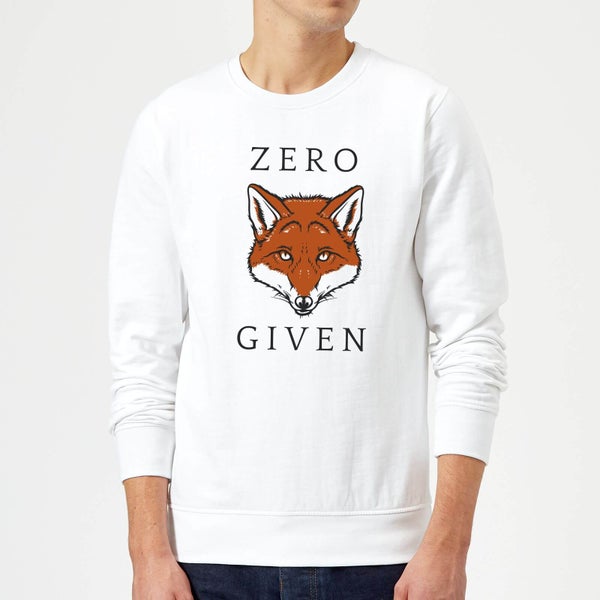 Zero Fox Given Sweatshirt - White